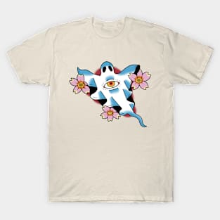 Ghost and Cherry Blossoms T-Shirt
